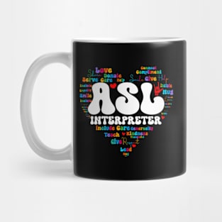 Asl Interpreter Appreciation Week Back To School Mug